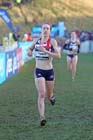 Steph Twell (GB) finishing the BUPA Great Edinburgh Cross Country.